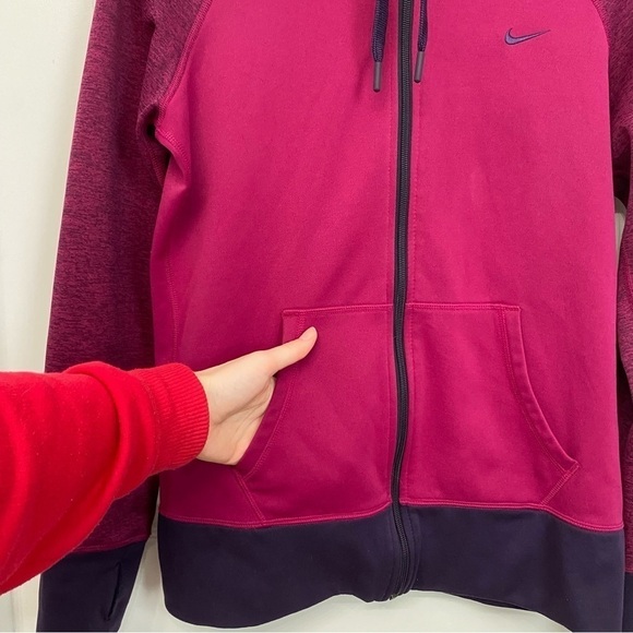 Nike Therma-Fit Zip Up Jacket Magenta Medium - Picture 6 of 16